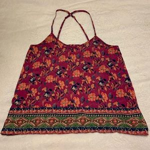 Colorful Floral Shirt (size S)